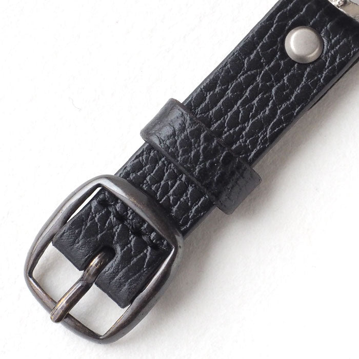 KINO（キノ） 手作り腕時計 自動巻き 裏スケルトン キノパンクブラック シルバー ブラック [K-18-SV-BK]