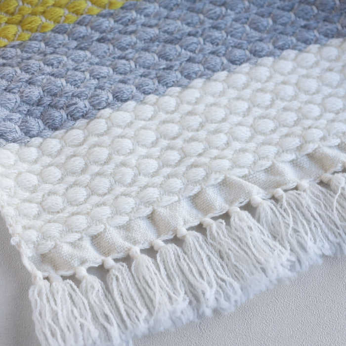 【２色】kobooriza 工房織座 LOOP ウール ブランケット ショール ドットパターン 70×110cm レディース [K-BS-KO09] 愛媛県 今治市 マフラー 織物 ブランド