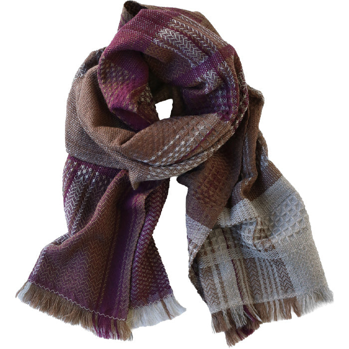 【5色】kobooriza 工房織座 KAWARI かわり織り ウール マフラー zero メンズ レディース 男女兼用 [K-MF-KO01] 愛媛県 今治市 マフラー 織物 ブランド