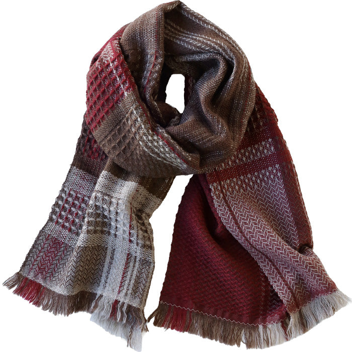 【5色】kobooriza 工房織座 KAWARI かわり織り ウール マフラー zero メンズ レディース 男女兼用 [K-MF-KO01] 愛媛県 今治市 マフラー 織物 ブランド