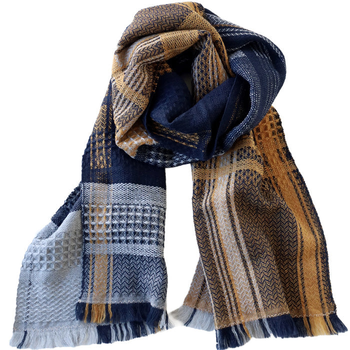 【5色】kobooriza 工房織座 KAWARI かわり織り ウール マフラー zero メンズ レディース 男女兼用 [K-MF-KO01] 愛媛県 今治市 マフラー 織物 ブランド