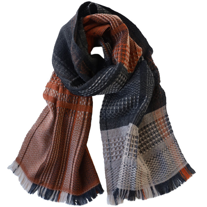 【5色】kobooriza 工房織座 KAWARI かわり織り ウール マフラー zero メンズ レディース 男女兼用 [K-MF-KO01] 愛媛県 今治市 マフラー 織物 ブランド