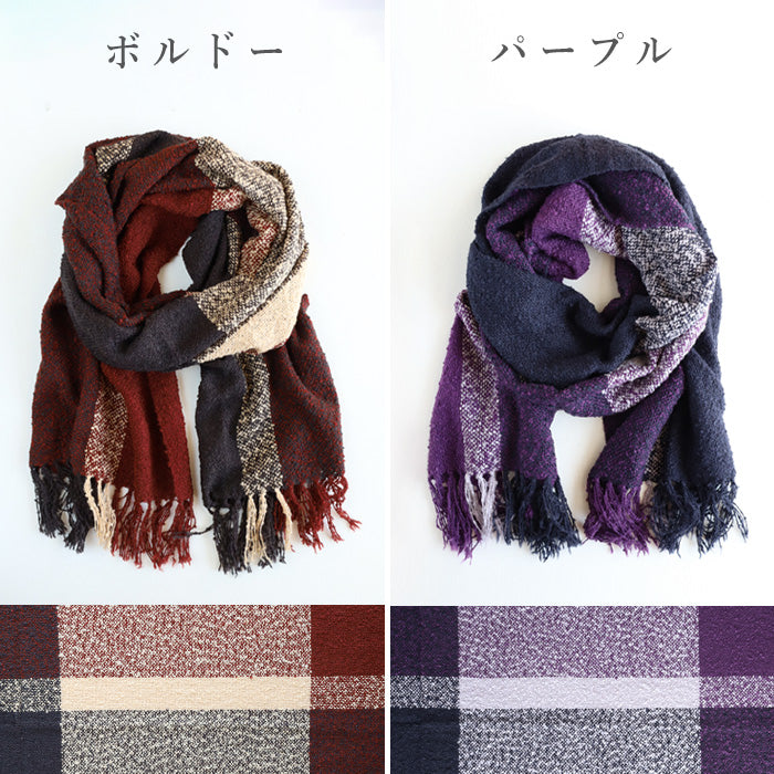 [Choose from 4 colors] kobooriza Kobo Oriza LOOP Cotton Muffler Women's Unisex [K-MF-LP01] 