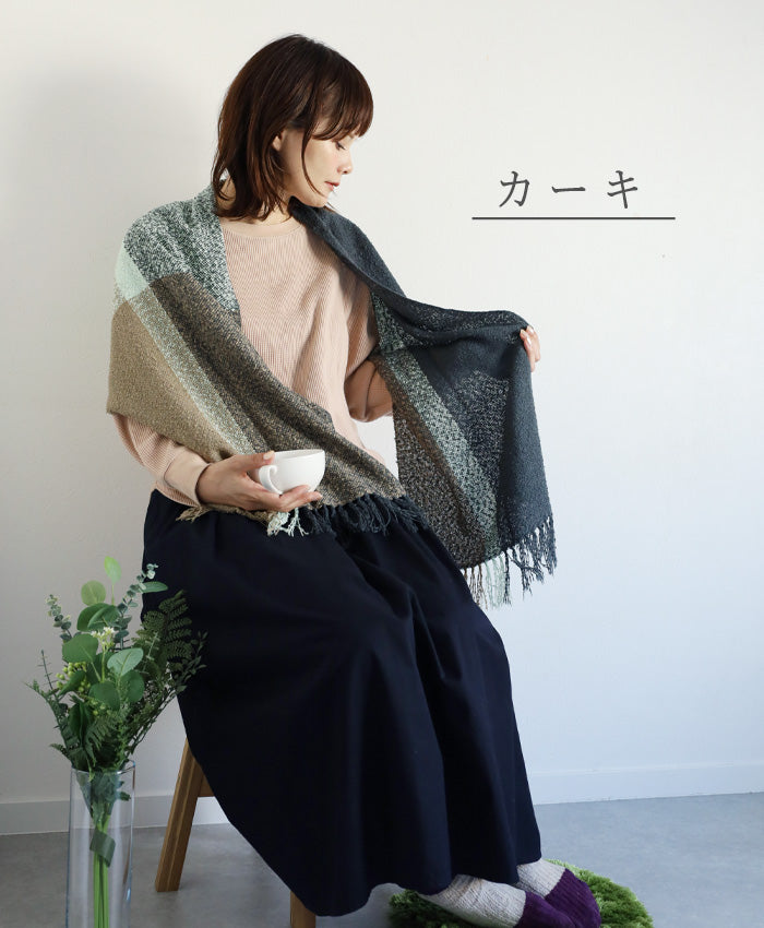 [6 Colors] kobooriza LOOP Cotton Scarf Women's & Men's [K-MF-LP01] Ehime Imabari Woven Scarf Brand