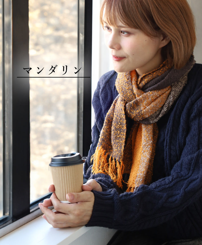 [6 Colors] kobooriza LOOP Cotton Scarf Women's & Men's [K-MF-LP01] Ehime Imabari Woven Scarf Brand