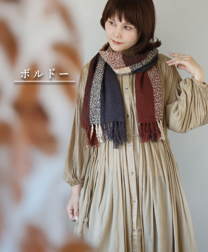 [6 Colors] kobooriza LOOP Cotton Scarf Women's & Men's [K-MF-LP01] Ehime Imabari Woven Scarf Brand