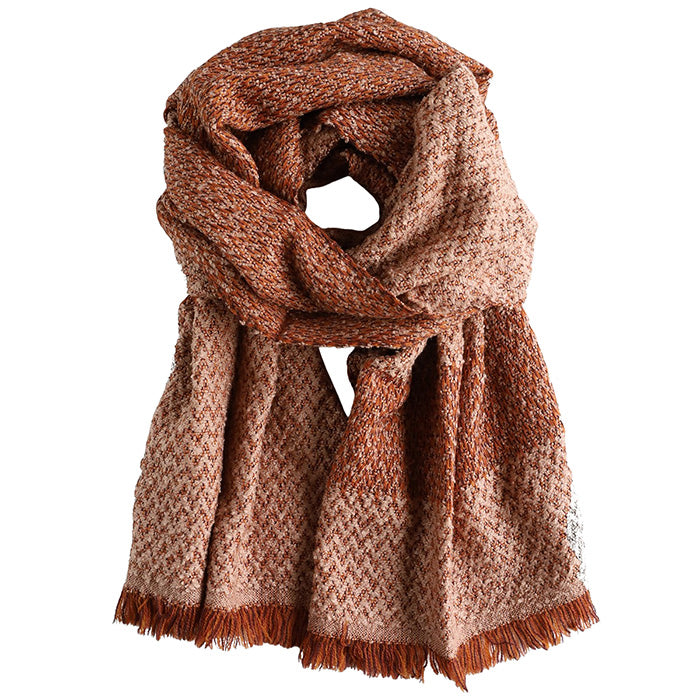 【6色】kobooriza 工房織座 LOOP ウール コットン マフラー ヘリンボーン レディース メンズ [K-MF-LP03] 愛媛 今治 ストール 織物 ブランド