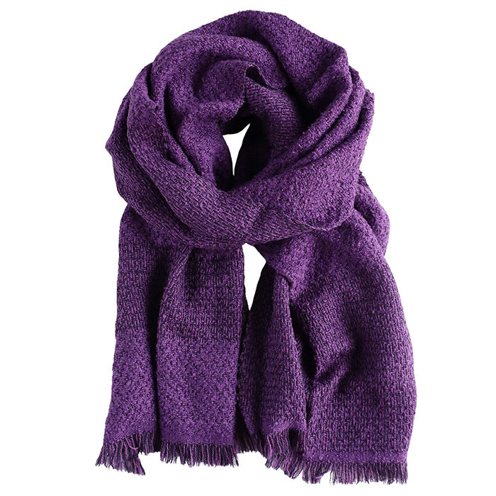 【6色】kobooriza 工房織座 LOOP ウール コットン マフラー ヘリンボーン レディース メンズ [K-MF-LP03] 愛媛 今治 ストール 織物 ブランド