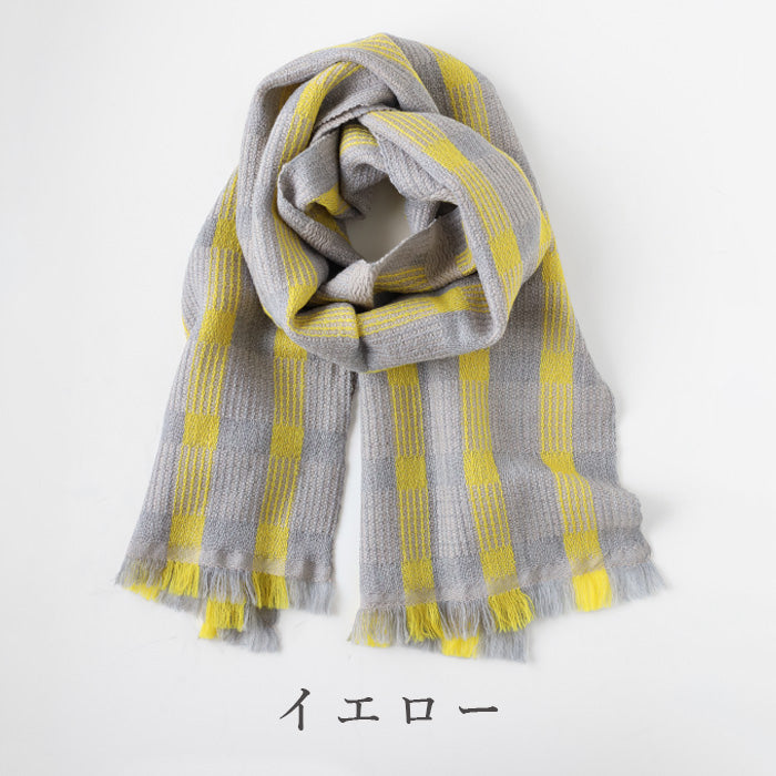 [Choose from 2 colors] kobooriza Kobo Oriza Wool SHUSU Muffler Cloudy Women's Unisex [K-MF-SS02] 