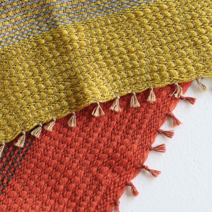 [4 colors] kobooriza YURAGI wool scarf for women and men [K-MF-YG02] Ehime Imabari stole woven brand 