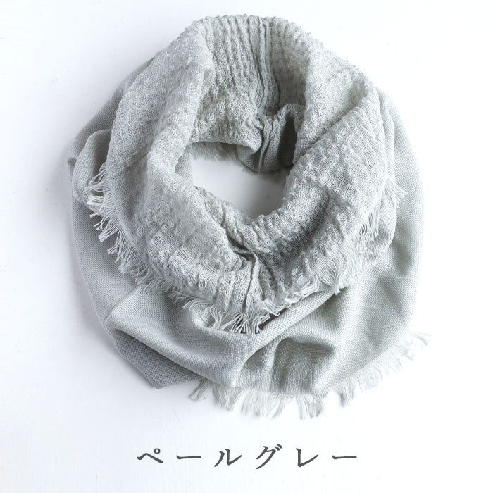 3色】kobooriza 工房織座 綿 100％ NECKABLE フレア スヌード