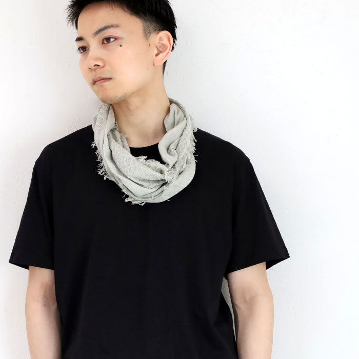 [3 colors] kobooriza Kobo Oriza 100% Cotton NECKABLE Flare Snood for Women [K-NC-NK04] Thin, Light, Cool, Spring, Summer 