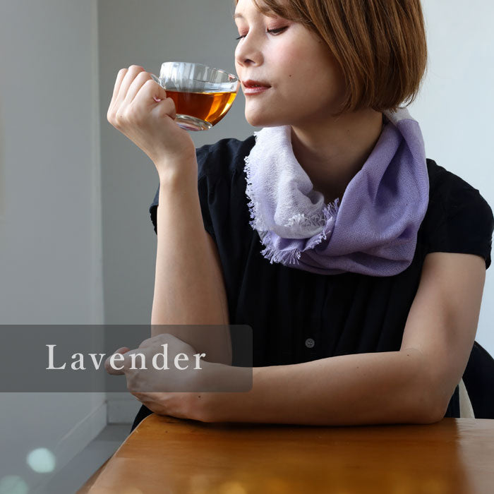 [5 colors] kobooriza NECKABLE Silk Cotton Women's [K-NC-NK07] Ehime Imabari Neck Warmer Woven Brand Snood 