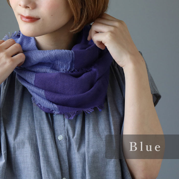 [5 colors] kobooriza NECKABLE Silk Cotton Women's [K-NC-NK07] Ehime Imabari Neck Warmer Woven Brand Snood 
