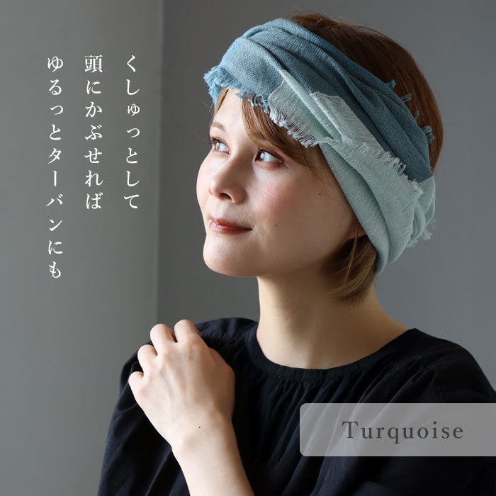 [5 colors] kobooriza NECKABLE Silk Cotton Women's [K-NC-NK07] Ehime Imabari Neck Warmer Woven Brand Snood 