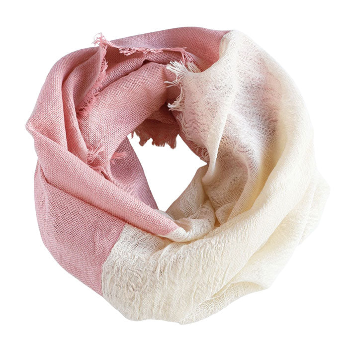 Kobooriza Women's Neckable Cotton Parka Snood (6 Colors) [K-NC-NK09]. Made in Imabari, Ehime. Lightweight, woven fabric for spring and summer. 