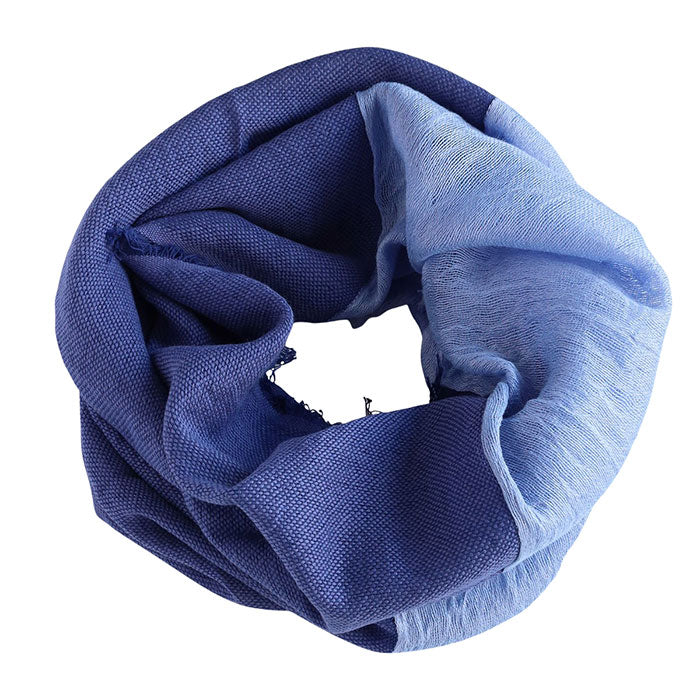 Kobooriza Women's Neckable Cotton Parka Snood (6 Colors) [K-NC-NK09]. Made in Imabari, Ehime. Lightweight, woven fabric for spring and summer. 