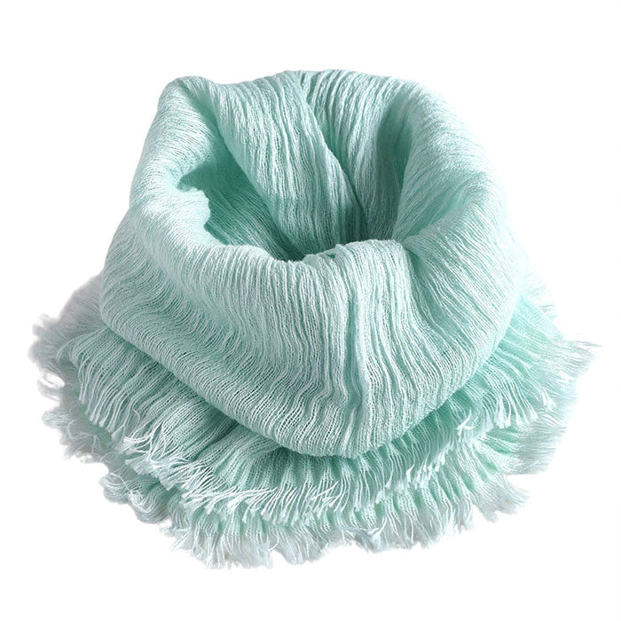 Kobooriza Silk-Cotton Neck Veil for Women [K-NC-NV01], Imabari, Ehime Prefecture, Woven Fabric, Neck Warmer, Spring/Summer 