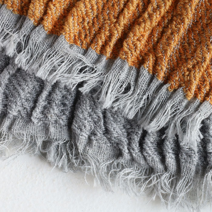 【5色】kobooriza 工房織座 コットン×ウール リバーシブル ネックウォーマー メンズ・レディース [K-NW-NW02]