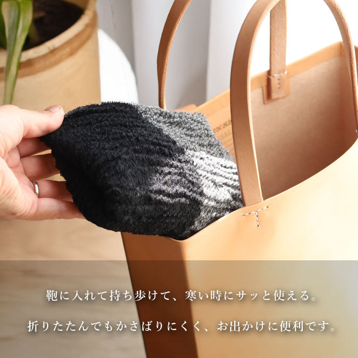 【5色】kobooriza 工房織座 コットン×ウール リバーシブル ネックウォーマー メンズ・レディース [K-NW-NW02]