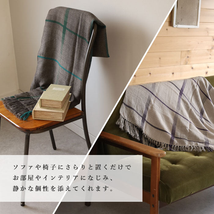 【2色】kobooriza AYA羊毛披肩 男女通用 【K-OS-TW10】愛媛今治披肩 編織品牌