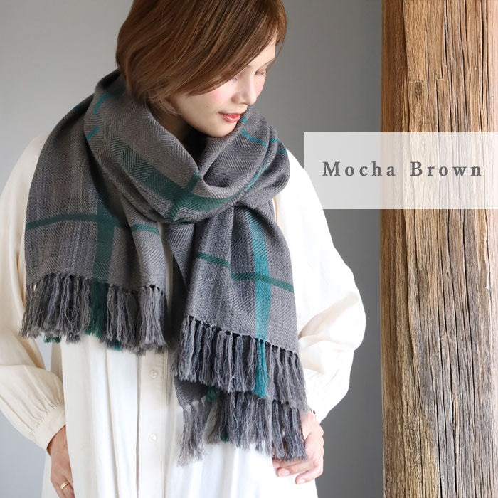 【2色】kobooriza AYA羊毛披肩 男女通用 【K-OS-TW10】愛媛今治披肩 編織品牌