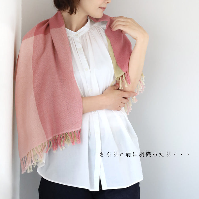Kobooriza WAKKA Ring Stole [K-RS-KR03] Ladies Ehime Prefecture Imabari City Textile Brand