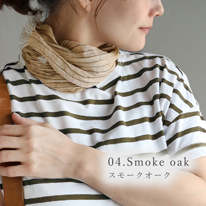 kobooriza 工房織座 KUSHU リネンコットン てぬぐいスカーフ [K-SC-KS03] 愛媛県 今治市 日本製 国産 ブランド