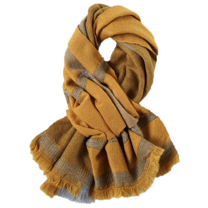 【3色】kobooriza 工房織座 ウール100％ チョットコレ リバーシブル ショートマフラーレディース [K-SM-CR05] 愛媛県 今治市 織物 ブランド