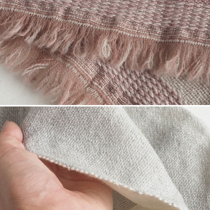 [5 Colors] kobooriza "Chotto Kore" Reversible Wool 2 Ladies Scarf [K-SM-CR06] Imabari City Ehime Prefecture Woven Brand Short Scarf Autumn Winter