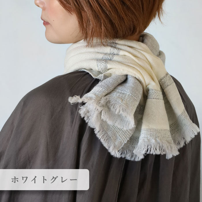 【5色】kobooriza 工房織座 チョットコレ リバーシブル ウール2 レディース [K-SM-CR06] 愛媛県 今治市 マフラー 織物 ブランド ショートマフラー 秋 冬