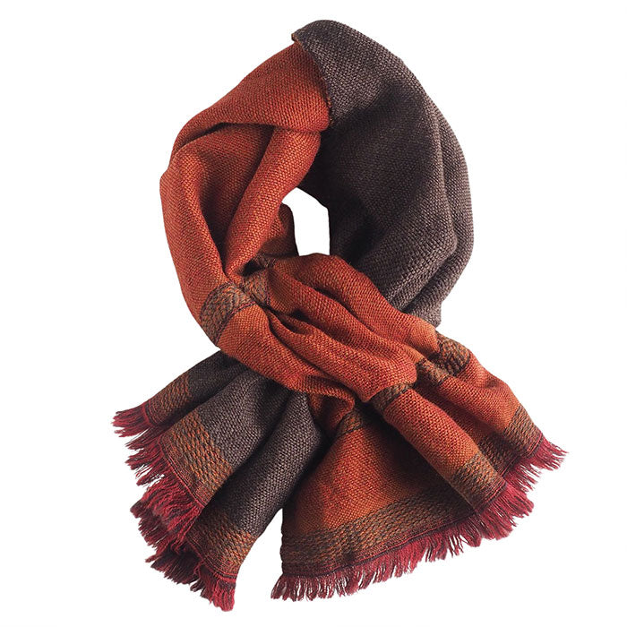 【5色】kobooriza 工房織座 チョットコレ リバーシブル ウール2 レディース [K-SM-CR06] 愛媛県 今治市 マフラー 織物 ブランド ショートマフラー 秋 冬