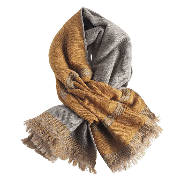 [5 Colors] kobooriza "Chotto Kore" Reversible Wool 2 Ladies Scarf [K-SM-CR06] Imabari City Ehime Prefecture Woven Brand Short Scarf Autumn Winter