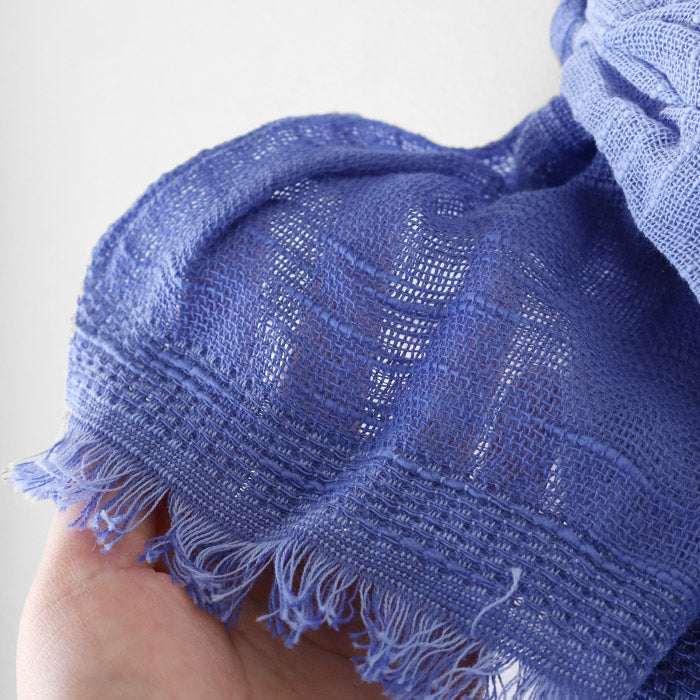 Kobooriza 100% Cotton Chotkore Reversible 2 Short Scarf for Women [K-SM-CR07], Imabari, Ehime Prefecture, Textile Brand 