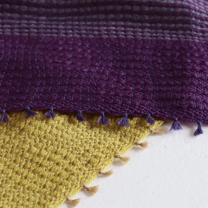 kobooriza YURAGI Wool Short Scarf for Women and Men [K-SM-YG02] Ehime Imabari Stole Woven Japan Brand 