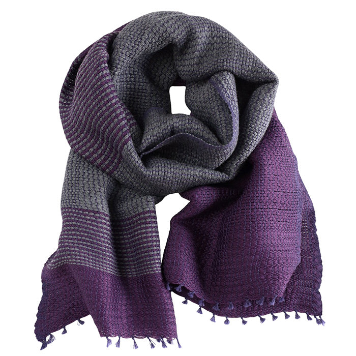 kobooriza YURAGI Wool Short Scarf for Women and Men [K-SM-YG02] Ehime Imabari Stole Woven Japan Brand 
