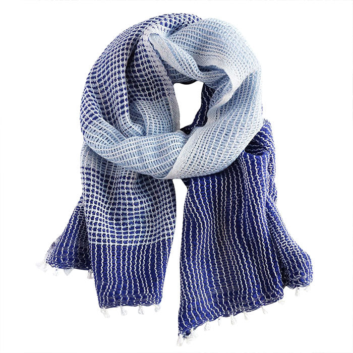 【3色】kobooriza 工房織座 YURAGI シルクコットンショートマフラー レディース [K-SM-YG03] 愛媛 今治 ストール 織物 ブランド