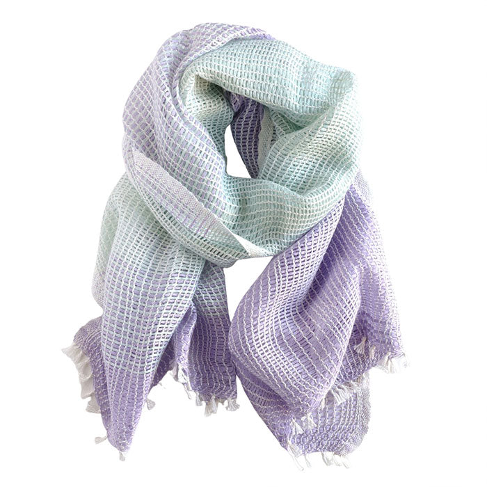 【3色】kobooriza 工房織座 YURAGI シルクコットンショートマフラー レディース [K-SM-YG03] 愛媛 今治 ストール 織物 ブランド