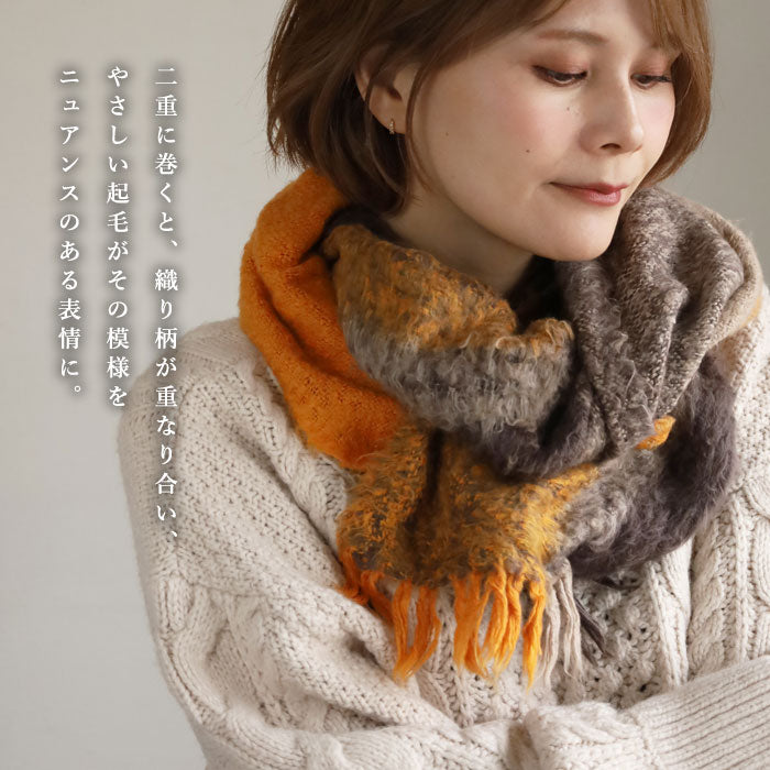 【4色】kobooriza 工房織座 BRUSHED コットンスヌード レディース [K-SN-LP01]愛媛県 今治市 マフラー 織物 ブランド 綿100％