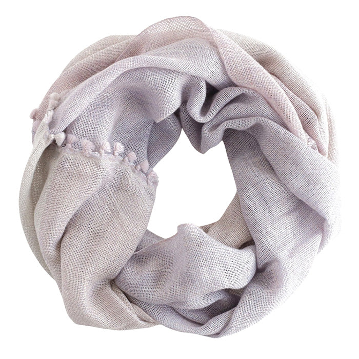 【4色】kobooriza 工房織座 ボタニカルダイ オーガニックコットン ライトスヌード レディース [K-SN-LS02]