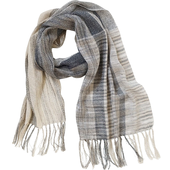 [3 colors] kobooriza Kobooriza Kasuri dyed silk linen stole for women and men [K-ST-HR01] Ehime Imabari stole woven brand 