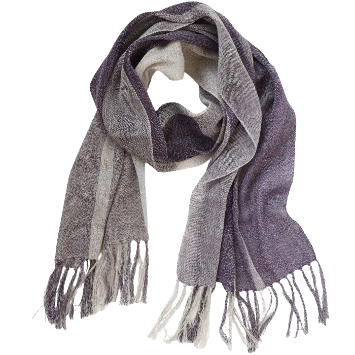 [3 colors] kobooriza Kobooriza Kasuri dyed silk linen stole for women and men [K-ST-HR01] Ehime Imabari stole woven brand 