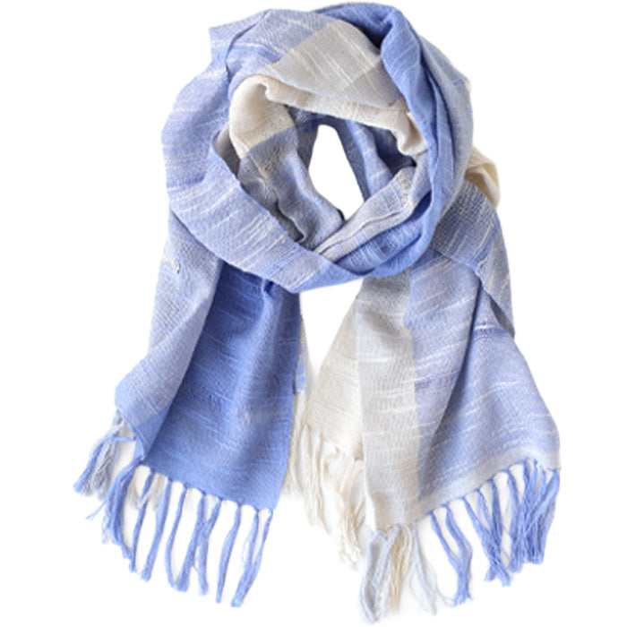 Kobooriza AKIHA Tri-Color Stole for Women [K-ST-TC06] Imabari, Ehime Prefecture, Shawl, Textile Brand