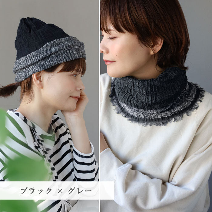 kobooriza 工房織座(こうぼうおりざ) 8通りの使い方ができる コットンキャップ メンズ・レディース  [K-WC-CC07] 8WAY 綿 100％