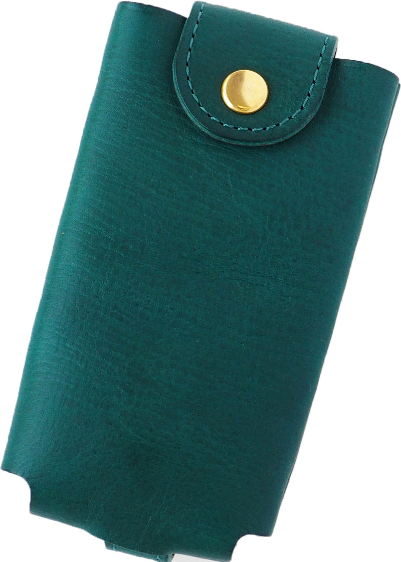 [Choose from 5 colors] TSUKIKUSA Smart Key Case [Rindou] [KC-3] Men's Women's Key Case Car 2 Keys Storage Smart Key Car Key House Key Handmade Cowhide Genuine Leather [KC-3] 