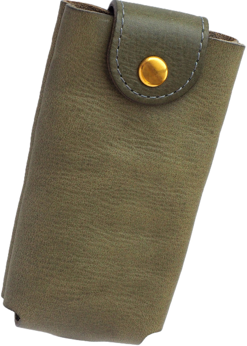 [Choose from 5 colors] TSUKIKUSA Smart Key Case [Rindou] [KC-3] Men's Women's Key Case Car 2 Keys Storage Smart Key Car Key House Key Handmade Cowhide Genuine Leather [KC-3] 