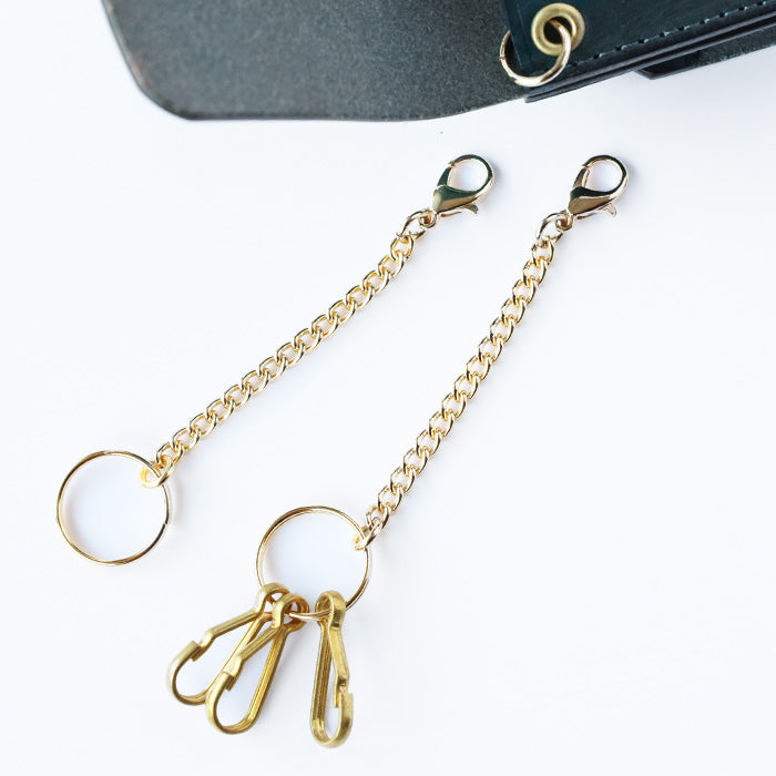 [5 colors] TSUKIKUSA Multi-key case, Smart key storage, 2 pieces, Coin purse included, Italian leather key case wallet [KC-6] 