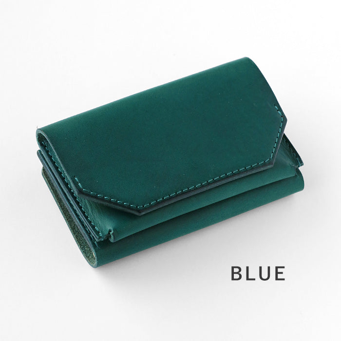 [5 colors] TSUKIKUSA Multi-key case, Smart key storage, 2 pieces, Coin purse included, Italian leather key case wallet [KC-6] 