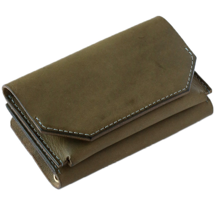 [5 colors] TSUKIKUSA Multi-key case, Smart key storage, 2 pieces, Coin purse included, Italian leather key case wallet [KC-6] 