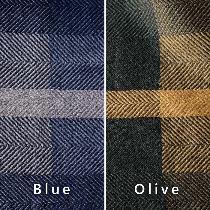 [2 colors] kobooriza AYA wool shawl with mosaic panel for women and men [K-OS-TW09] Ehime Imabari stole woven brand scarf 